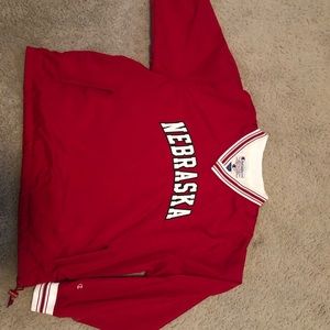 Nebraska cornhuskers vintage champion windbreaker